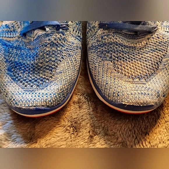 Electric Blue Nike Free Transform Flynit 2018 Womens Size 9.5 - Like New! - Picture 7 of 10